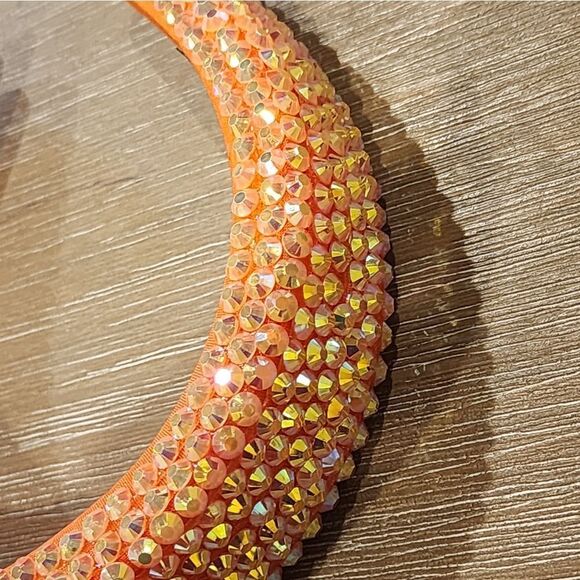 Embellished Orange Headband - Picture 3 of 7